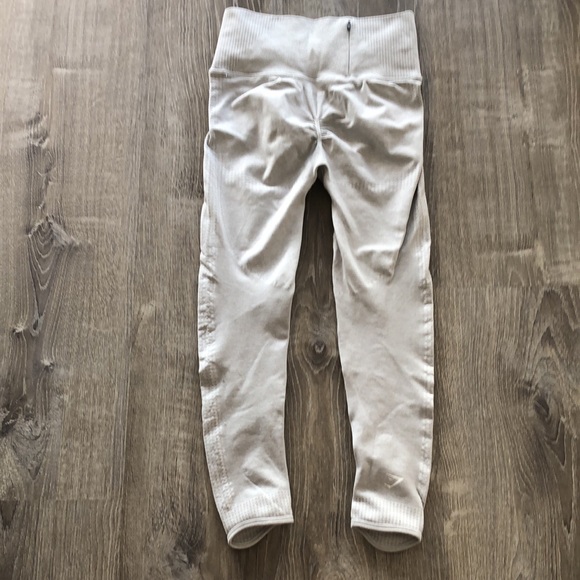 Gymshark vital rise seamless leggings small light grey marl - Picture 9 of 13